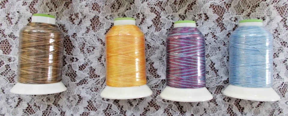 Coats & Clark Machine Embroidery Thread Lot of 12 Polyester 40 Wt. 600 yd/Spools - Image 3 of 4