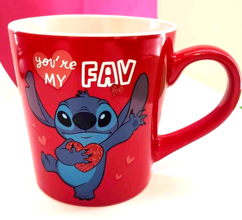Disney Stitch Ceramic Mug Medium Cup for Coffee/Tea/Cocoa & Beverages Holds 14oz - 第 1/6 張圖片