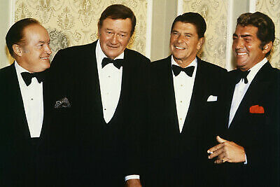 Bob Hope John Wayne Ronald Reagan Dean Martin legends 24x36 inch poster