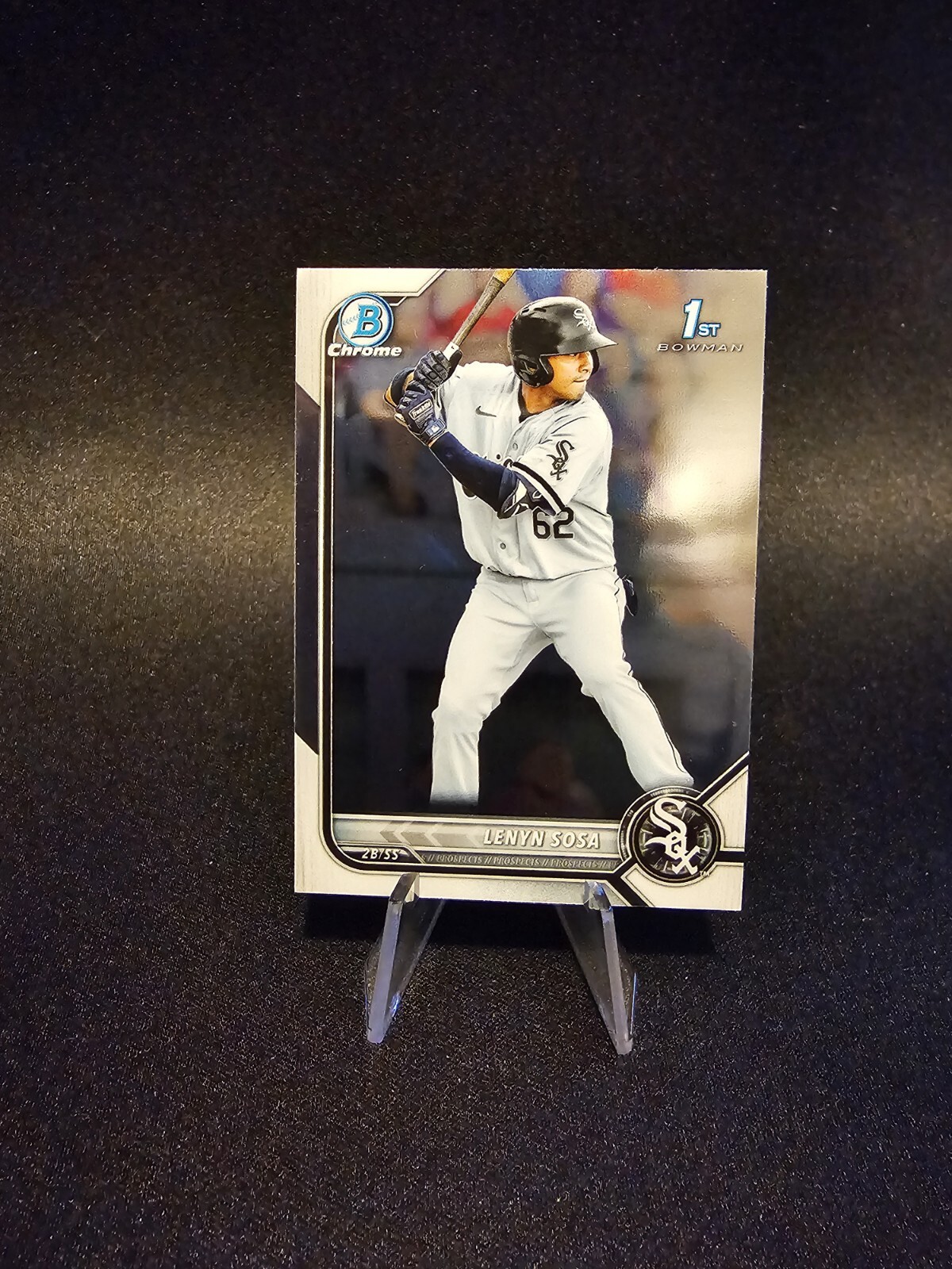 2022 Bowman Chrome - Lenyn Sosa - 1st Bowman - #BCP-76 - Chicago White Sox