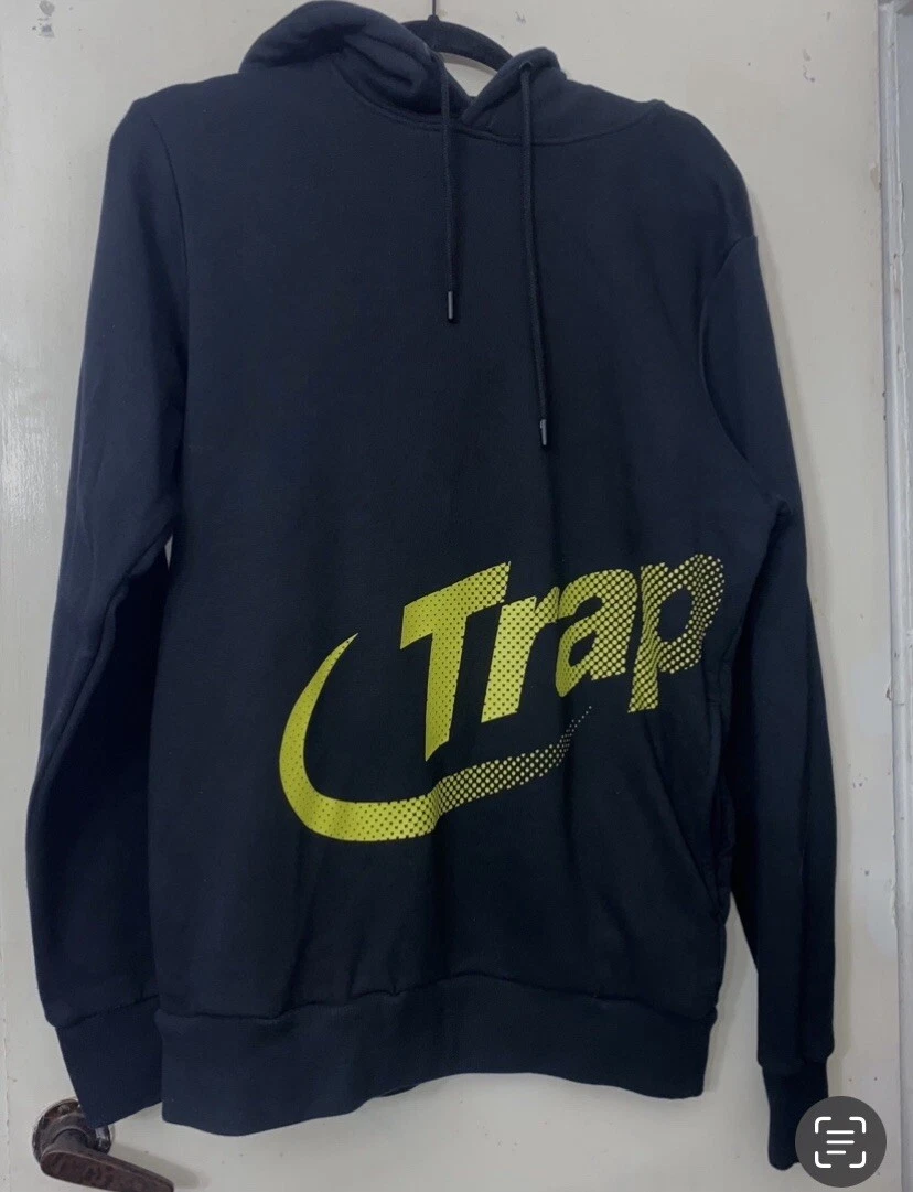 TRAPSTAR hyperdrive hoodie top Medium Black u0026amp; volt yellow worn once |  eBay