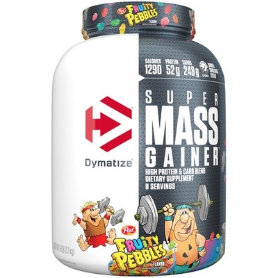 Dymatize Super Mass Gainer Protein Powder 52g Protein Fruity Pebbles, 6Lbs 1/28