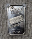 Coors Light Silver Bullet Sunshine Mining Company 1oz .999 Fine Silver Bar