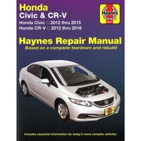 Honda Civic & CR-V (2012-2016) Workshop Manual Haynes