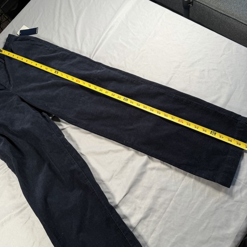 Pantalones de pana Polo Ralph Lauren para mujer 20 azul marino nuevos con etiquetas - Imagen 4 de 8