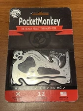 Zootility PocketMonkey Multi-Tool Really Thin Multi Tool TSA Compliant