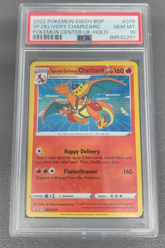 PSA 10 Special Delivery Charizard SWSH075 Pokemon Black Star Promos 2022 English