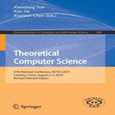 Theoretical Computer Science 37th National Conference NCTCS 2019