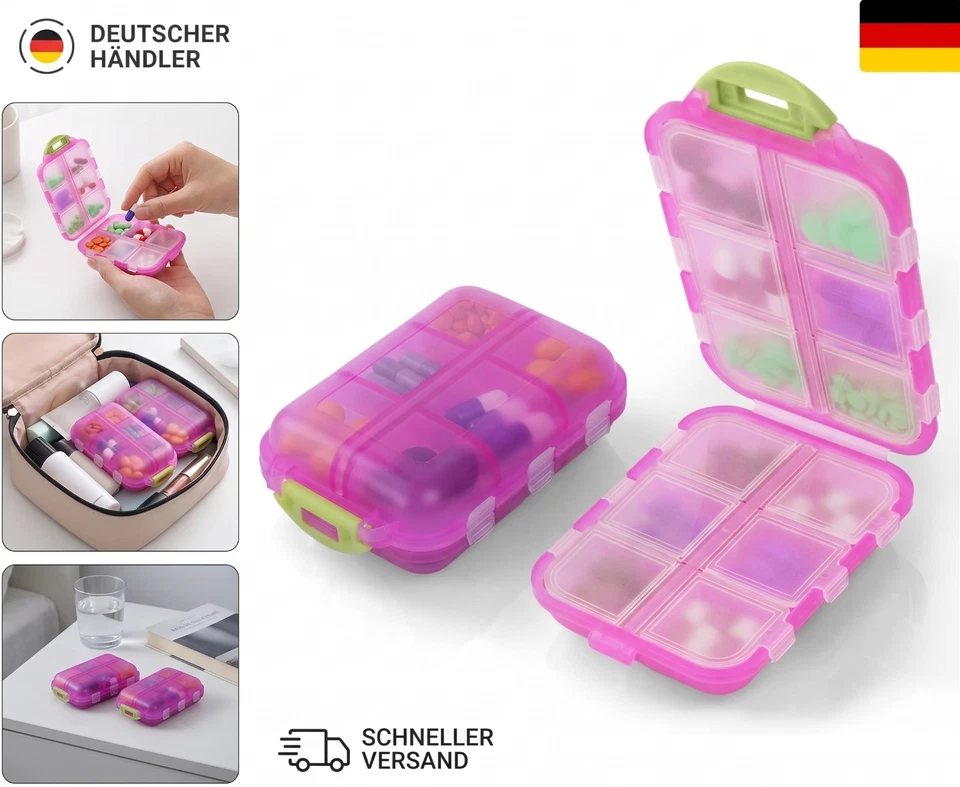 OSMA Pillen/Tablettenbox für 7 Tage - Klar
