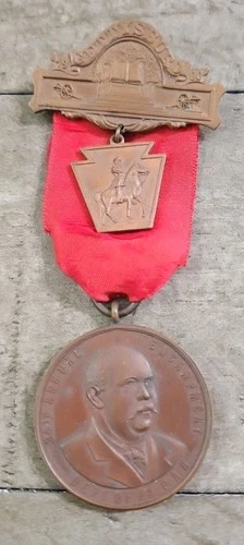 1900 GETTYSBURG  - GAR DEPT. PENNSYLVANIA REUNION BADGE