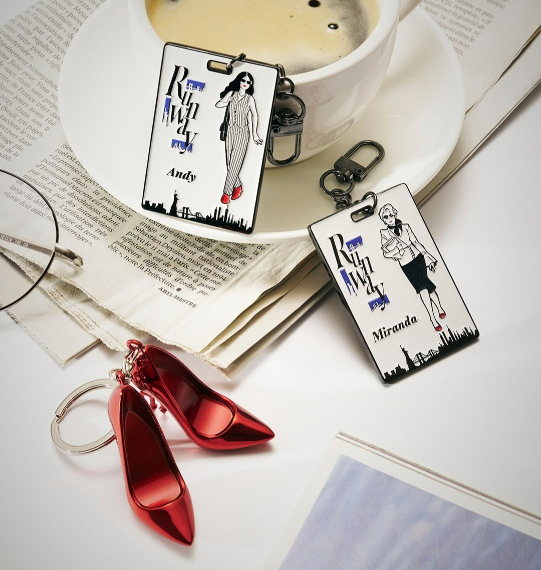 The Devil Wears Prada 2 Movie High heels Miranda Andy Keychain