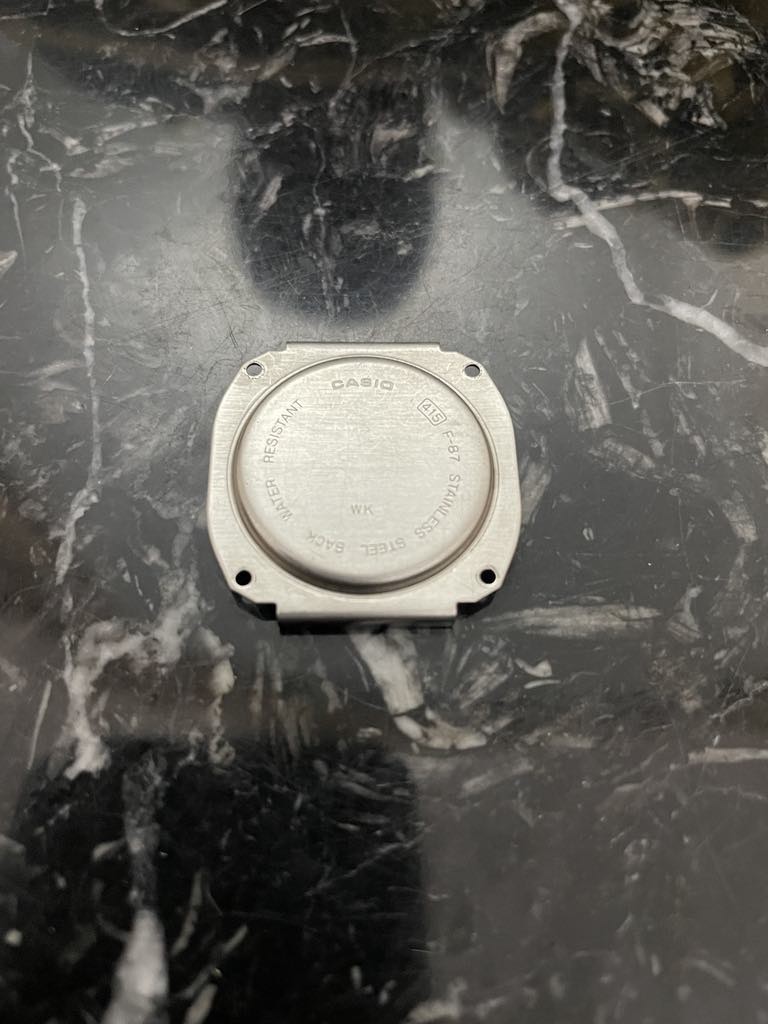 1980's F-87W BACK RARE ONLY LCD Vtg Early Watch COVER Module Digital 415 Casio - vintagewatches.pk