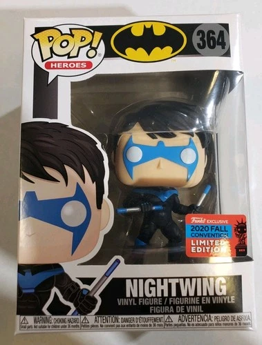 Funko Pop! Heroes DC Comics Batman #364 NIGHTWING Vinyl Figure (NYCC) (Vaulted)