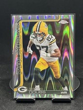 2025 Topps Chrome #106 Romeo Doubs Ray Wave Refractor