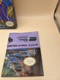 Solstice: The Quest for Staff of Demnos NES Nintendo (solo manuale scatola)