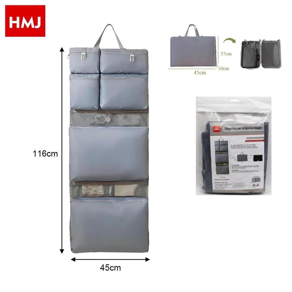 X Organizador De Maleta De Viaje Bolsa Para Ropa Plegable Colgante 29414 HMJ