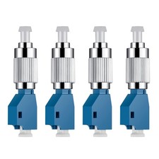 4Pcs Visual Fault Locator Fiber Adapter, Fiber Optic Connector, Single Mode 9...