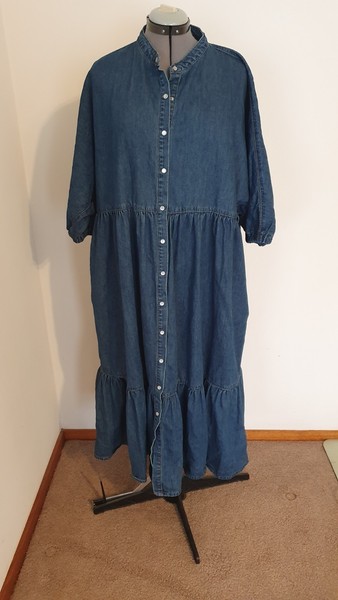 BOHEMIAN TRADERS Denim maxi dress - Size 4XL