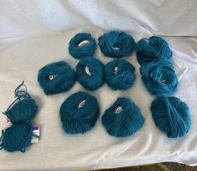 100% Pure Angora Rabbit Hair ACA LOT 10 BALLS 10 gr per ball. France SEE NOTES