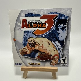 Street Fighter Alpha 3 (Sega Dreamcast) CIB Auth Tested Reg Card Replace Case