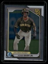 2024 Bowman #BCP-87 Homer Bush Jr. Chrome Prospects