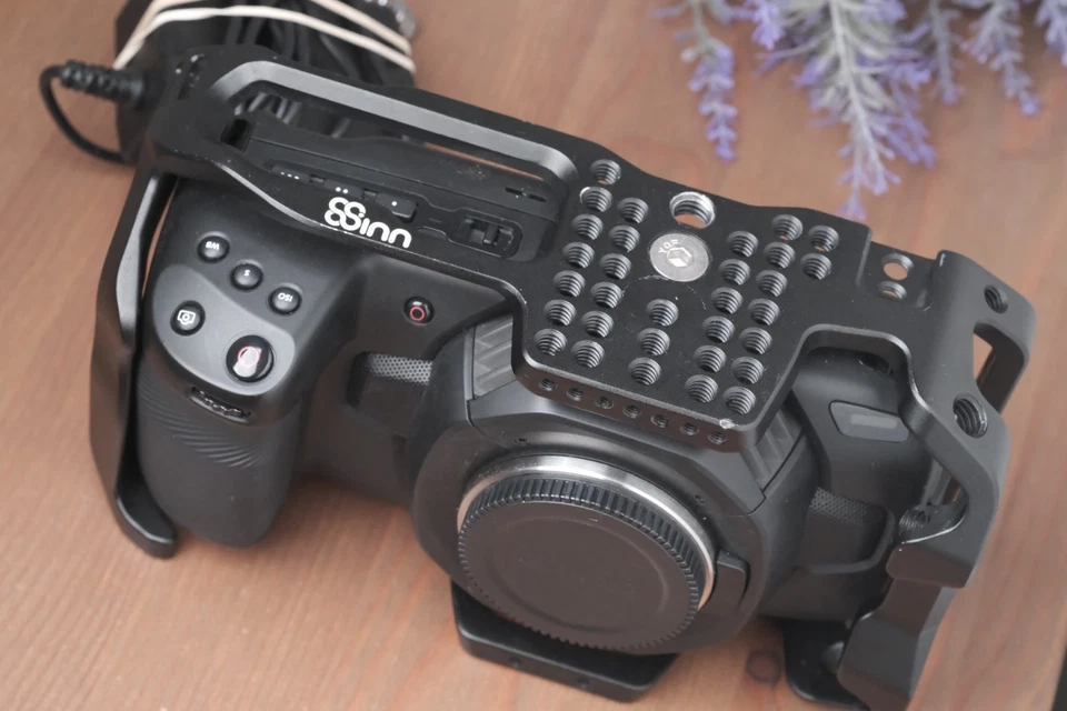 Blackmagic Design Pocket Cinema Camera 4K Body w/8Sinn Cage & AC Power Adapter - Image 2 of 4