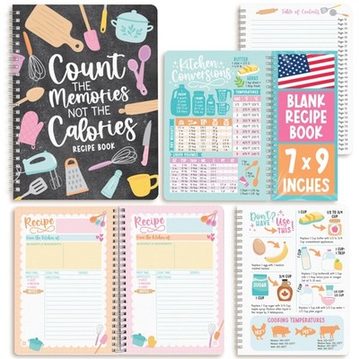Recipe Book to Write in Your Own Recipes - Blank Recipe Books to Write in, Co...