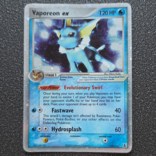 Pokemon TCG Vaporeon ex 110/113 EX Delta Species Holo Ultra Rare English 2005 on eBay