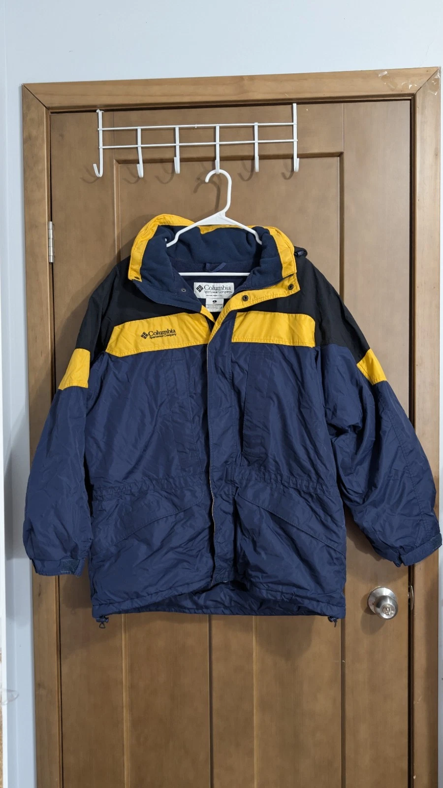 Columbia Sportswear Ski Winter Coat Jacket Mens Large Blue Maize Athletic
