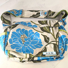 Ju-Ju-Be Floral Crossbody/Messenger Style Diaper Bag w/ Changing Pad