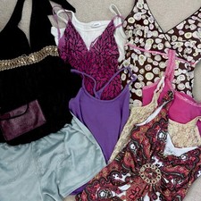 Y2K Women's Clothing Lot Of 10 Reseller Bundle Y2K Glam Girly Vtg
