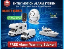 Camper-Motorhome-Caravan Easy-Fit Wireless Remote Alarm Security Motion Sensor
