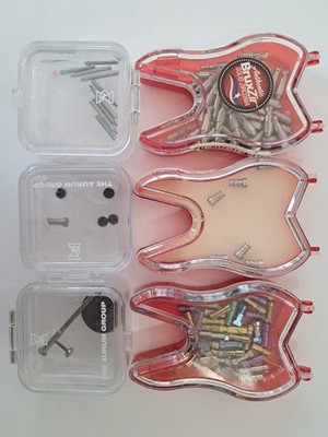 Huge Dental Lab Implant Parts Lot - BruxZir & Aurum Group - Analogs, Pins, Bases