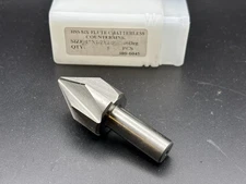 Toolmex 1" Dia 60° HSS Chatterless Countersink, 6 Flute, 1/2" Shank #380-6045