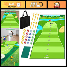 Golf Chipping Game Set - Indoor/Outdoor Practice Kit for Adults  Kids, 20 Stick