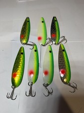 SILVER STREAKS SPOONS SALMON & LAKE TROUT MAG YELLOWTAIL ASSORTMENT (7)