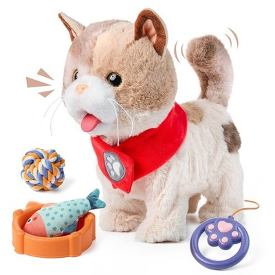 TUMAMA KIDS Elektronische Haustiere, Katze Spielzeug Kinder, Roboter Kuschelt...