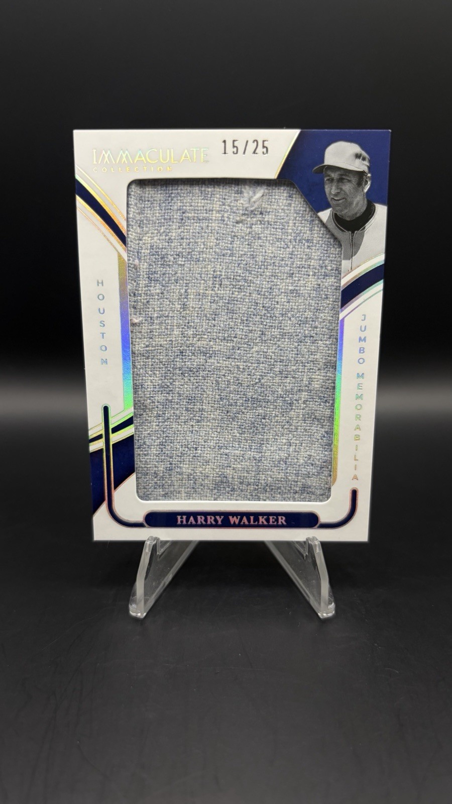 2026 Panini Immaculate HARRY WALKER Jumbo Materials Patch /25 Coach-Worn