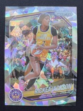 Rickea Jackson 2025 Panini Prizm WNBA Ice Prizms #118 Los Angeles Sparks