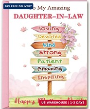 Daughter-in-law Mothers Day Card, Happy Mother's Day Cards Gifts for Daughter-in