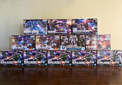 Bandai Gundam Plastic Model Kit Lot HG The Origin