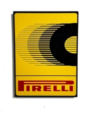 Pirelli Vintage Run Advertisement Metal Sign