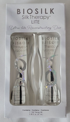 BIOSILK Silk Therapy Lite Ultra-lite Reconstructing Duo 2-pack for Smooth Hair