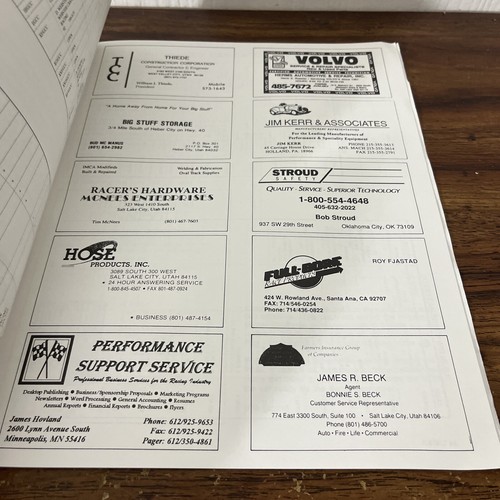 1994 17th Annual Land Speed Opener Salt Flats Official Program “Save The Salt” - 第 5/7 張圖片