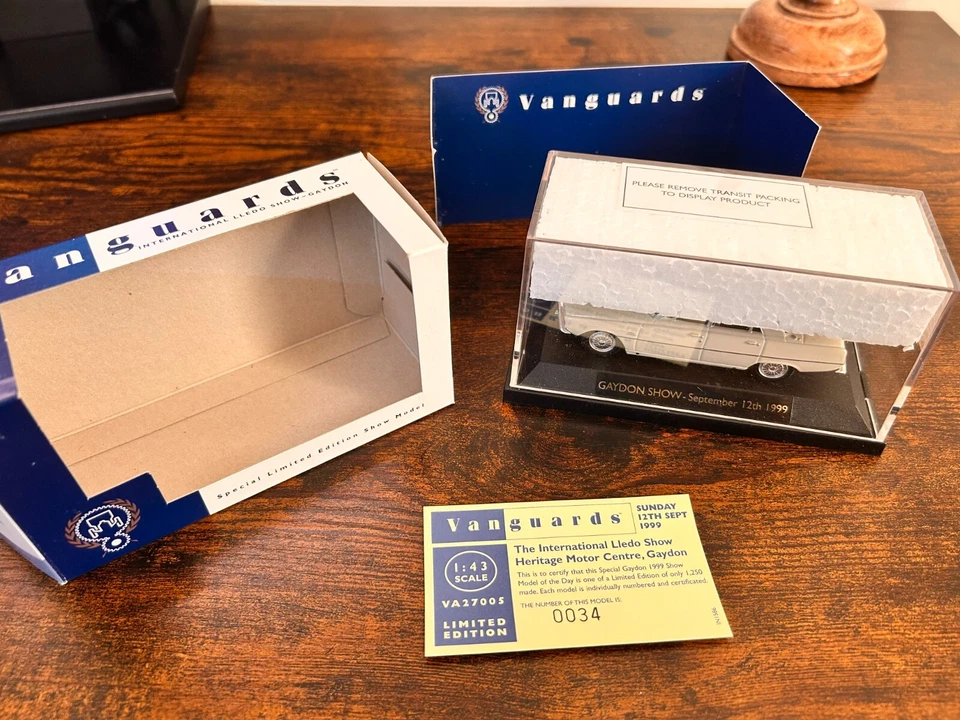 Vanguards VA27005 Rover P6 2000 White Gaydon Show 12 de septiembre de 1999 ENVÍO GRATUITO Foto 4 de 4
