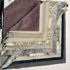 11 Designer Interior Samples Swatches Textiles Embossed Textured 26” x 26”