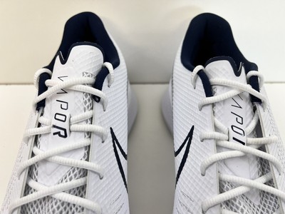 Nike Vapor Edge Turf White Navy Football Shoes Mens Size 12  display picture 1