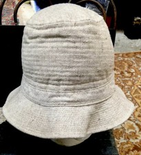 United Hatters Cap Millinery Worker's Union Sport Sun Hat Tan USA Sz Small