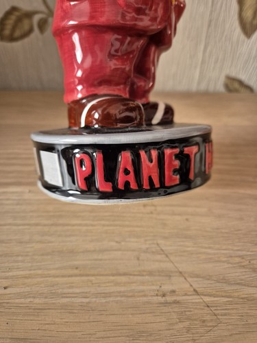 Planet Hollywood Mr Man Globe Head Ceramic Figure Vase Bowl Pot - Picture 5 of 7
