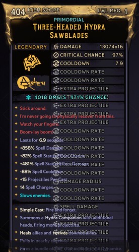 Tiny Tina's Wonderlands LEVEL 1 MODDED GEAR ⭐️ Articoli GodMode (PS4/5 | XBOX | PC) - Foto 179 di 207
